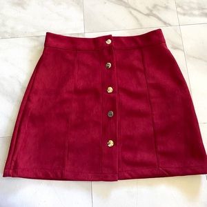 BUTTON UP SKATER SKIRT